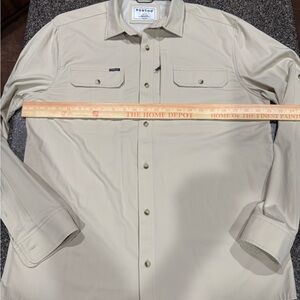 Poncho outdoors shirt size large slim